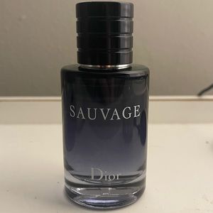 Dior Sauvage mens cologne 2 ounces barely used